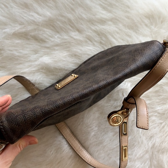 Michael Kors | brown MK Satchel Crossbody Bag - Picture 7 of 16